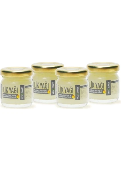 Veg&bones Ilik Yağı 40 ml x 4 Adet (Hindistan Cevizi Yağı ile Zenginleştirilmiş Formül)