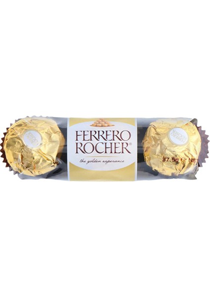 Ferrero Rocher Çikolata 3'lü 37,5 gr 2'li