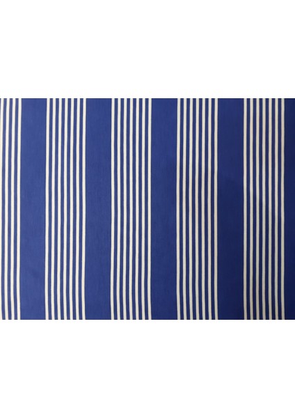 Balkon Perdesi Mavi Ince Çizgili 400 x 250 cm fiyatları