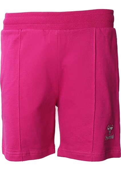 931405-2097 Regular Fit Düz Pembe Kız Çocuk Şort
