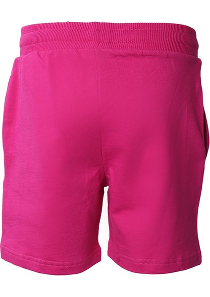 931405-2097 Regular Fit Düz Pembe Kız Çocuk Şort