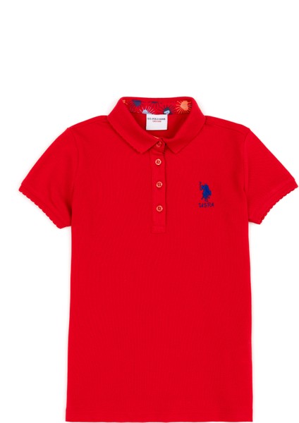 Kız Çocuk Kırmızı Basic T-Shirt 50246800-VR171