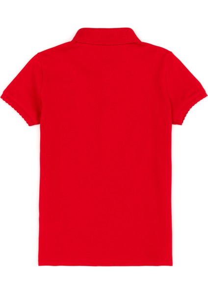 Kız Çocuk Kırmızı Basic T-Shirt 50246800-VR171