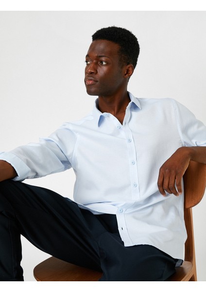 Slim Fit Basic Gömlek