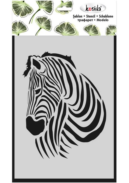 Stencil Zebra 20 x 30 cm