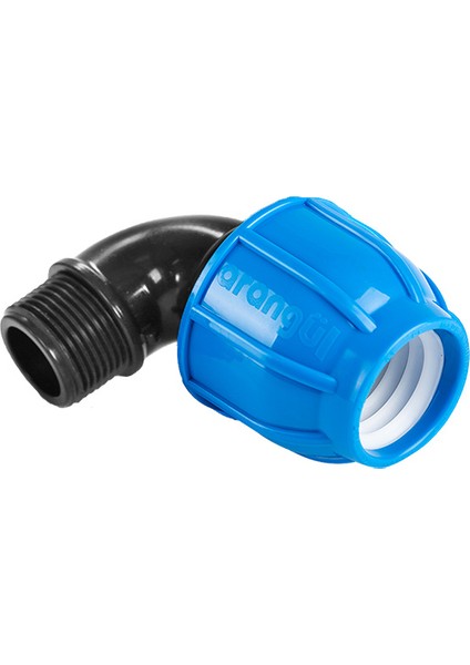 Bahçe Sulama Kaplin 75 x 2 1/2 mm Dıştan Dişli Dirsek (Erkek Dirsek)