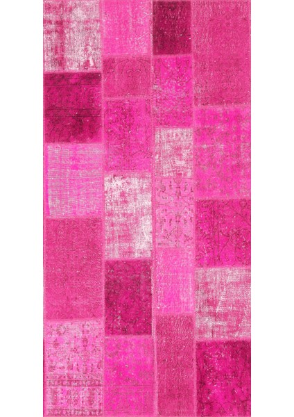 Modern Patchwork Gülkkurusu Dijital Baskı Halı Kaydırmaz Ince Yıkanabilir