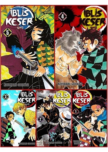 Iblis Keser Çizgi Roman 5 Kitap Set (1-2-3-4-5)