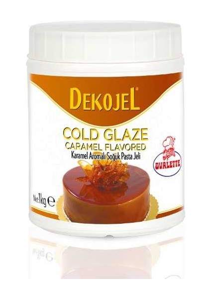 Ovalette Ovalette Dekojel Karamel Soğuk Pasta Jeli 1 kg