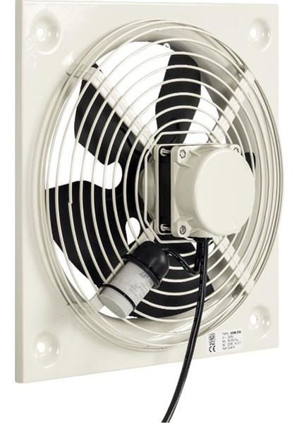 Hxm 250 Duvar Tipi Aksiyel Fan 48 Db 810 M3/h Agmair Agm Havalandırma