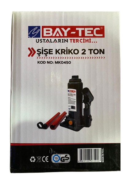 MK0450 Şişe Kriko 2 Ton