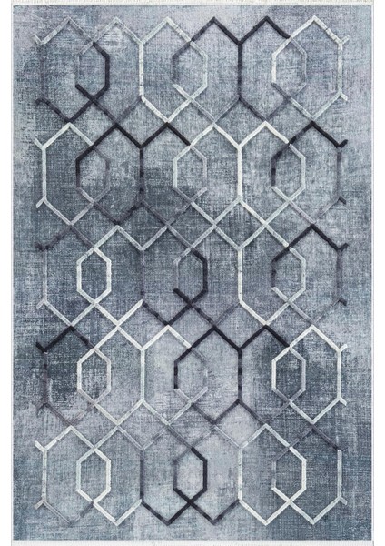 Salon Halısı Modern Geometrik Gümüş Gri Krem Kaydırmaz Kesme Yıkanabilir Ince Halı Tüysüz Kilim fiyatları