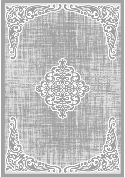 Klasik Eskitme Gri Dijital Baskı Halı Kaydırmaz Ince Yıkanabilir fiyatları