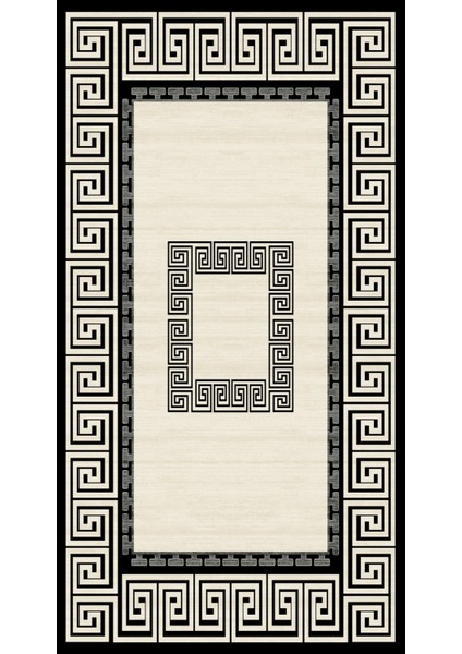 Klasik Gri Dijital Baskı Halı Kaydırmaz Ince Yıkanabilir fiyatları