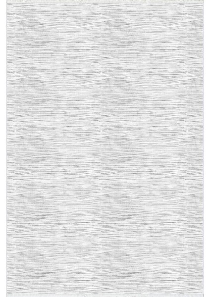 Salon Halısı Modern Eskitme Gri Kaydırmaz Kesme Yıkanabilir Ince Halı Tüysüz Kilim