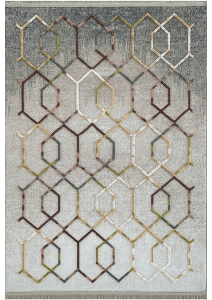 Klasik Gri Dijital Baskı Halı Kaydırmaz Ince Yıkanabilir fiyatları