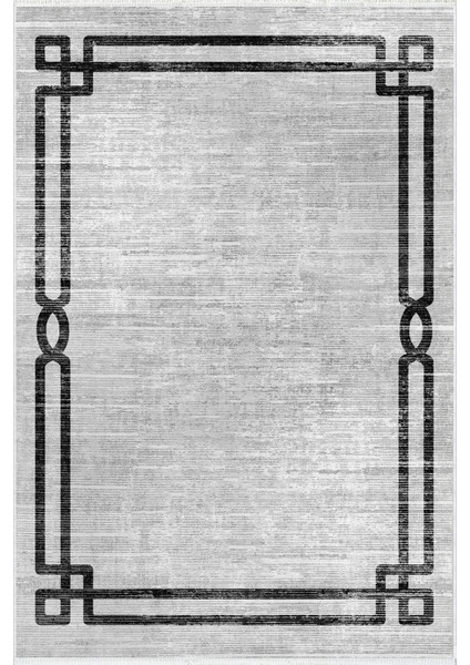 Salon Halısı Modern Çizgili Gri Kaydırmaz Kesme Yıkanabilir Ince Halı Tüysüz Kilim fiyatları