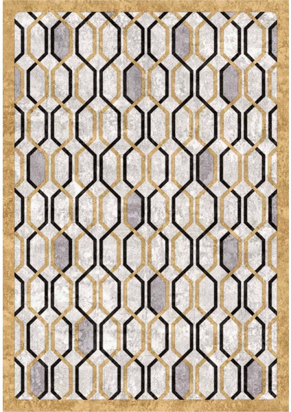 Klasik Gri Dijital Baskı Halı Kaydırmaz Ince Yıkanabilir fiyatları