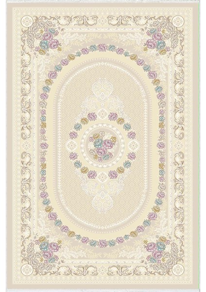 Salon Halısı Figürlü Çiçekli Kilim Motifli Bej Kaydırmaz Kesme Yıkanabilir Ince Halı Tüysüz Kilim fiyatları