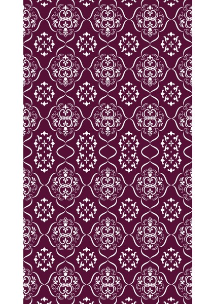 Klasik Mor Dijital Baskı Halı Kaydırmaz Ince Yıkanabilir fiyatları