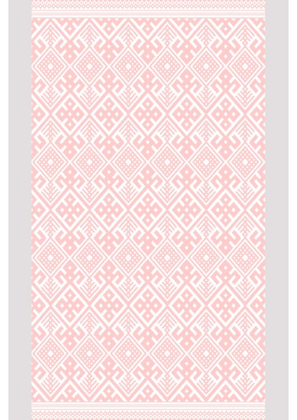 Modern Geometrik Pembe Dijital Baskı Halı Kaydırmaz Ince Yıkanabilir fiyatları