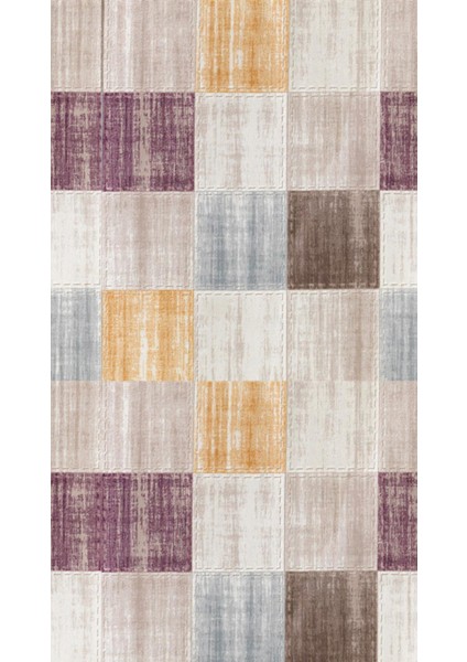 Modern Patchwork Karışık Renkli Dijital Baskı Halı Kaydırmaz Ince Yıkanabilir fiyatları
