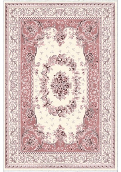 Salon Halısı Figürlü Çiçekli Pembe Beyaz Kaydırmaz Kesme Yıkanabilir Ince Halı Tüysüz Kilim fiyatları