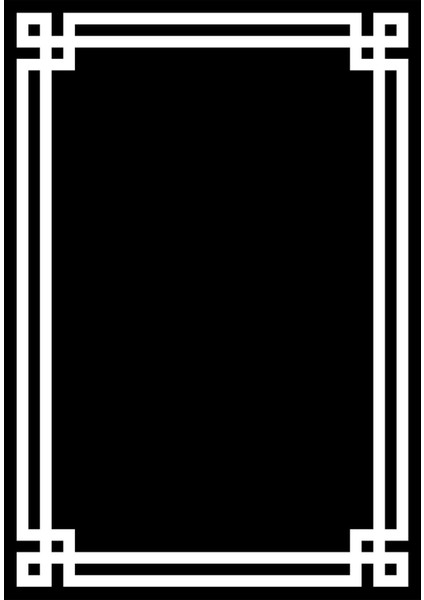 Klasik Siyah Dijital Baskı Halı Kaydırmaz Ince Yıkanabilir fiyatları