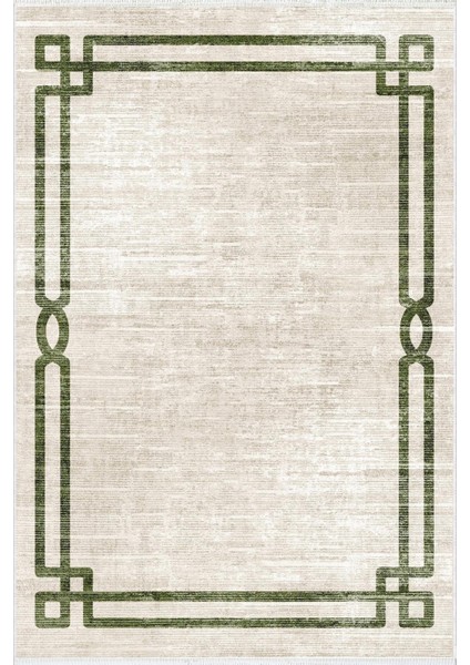 Salon Halısı Modern Çizgili Yeşil Gri Kaydırmaz Kesme Yıkanabilir Ince Halı Tüysüz Kilim fiyatları