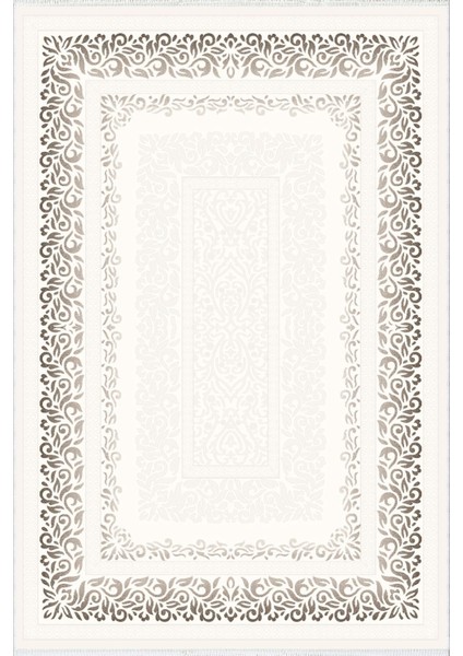 Salon Halısı Klasik Ekru Beyaz Siyah Kaydırmaz Kesme Yıkanabilir Ince Halı Tüysüz Kilim fiyatları