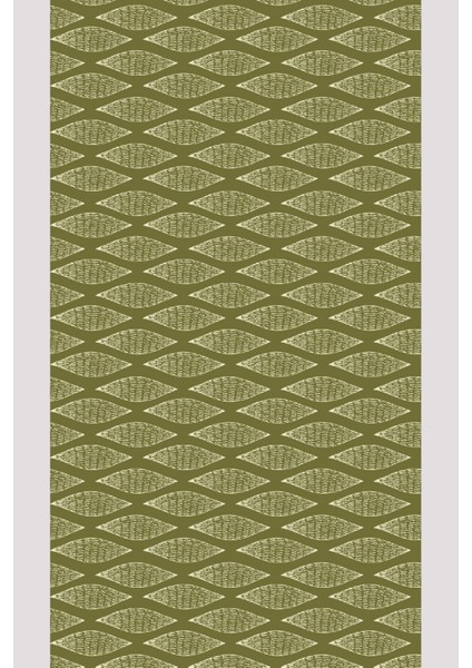 Modern Geometrik Yeşil Dijital Baskı Halı Kaydırmaz Ince Yıkanabilir fiyatları
