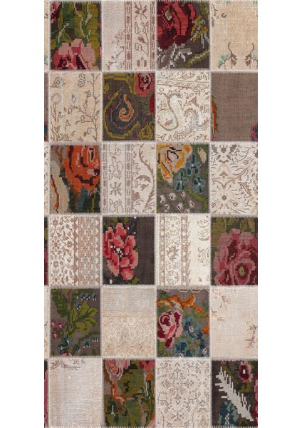 Modern Patchwork Karışık Renkli Dijital Baskı Halı Kaydırmaz Ince Yıkanabilir fiyatları