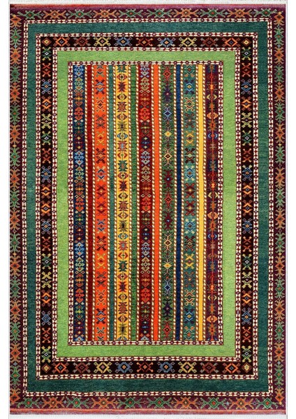 Salon Halısı Kilim Otantik Eskitme Kahverengi Kaydırmaz Yıkanabilir Ince Halı Tüysüz Kilim