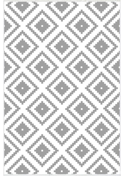 Modern Zig Zag Gri Beyaz Kaydırmaz Kesme Yıkanabilir Ince Halı fiyatları