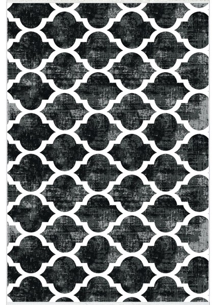 Salon Halısı Modern Geometrik Siyah Krem Kaydırmaz Kesme Yıkanabilir Ince Halı Tüysüz Kilim fiyatları