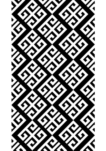 Klasik Siyah Dijital Baskı Halı Kaydırmaz Ince Yıkanabilir fiyatları