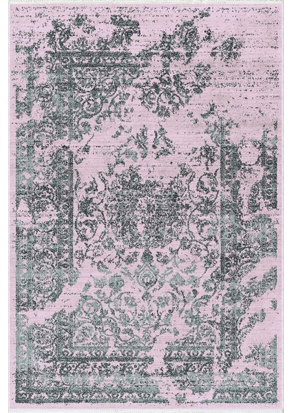Salon Halısı Klasik Eskitme Pembe Gülkkurusu Gri Kaydırmaz Kesme Yıkanabilir Ince Halı Tüysüz Kilim fiyatları