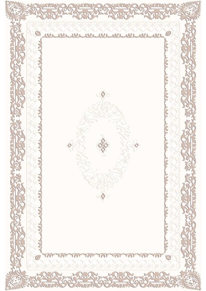 Klasik Gri Dijital Baskı Halı Kaydırmaz Ince Yıkanabilir fiyatları