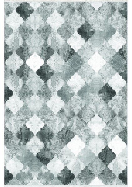 Salon Halısı Modern Geometrik Gümüş Gri Antrasit Kaydırmaz Kesme Yıkanabilir Ince Halı Tüysüz Kilim fiyatları