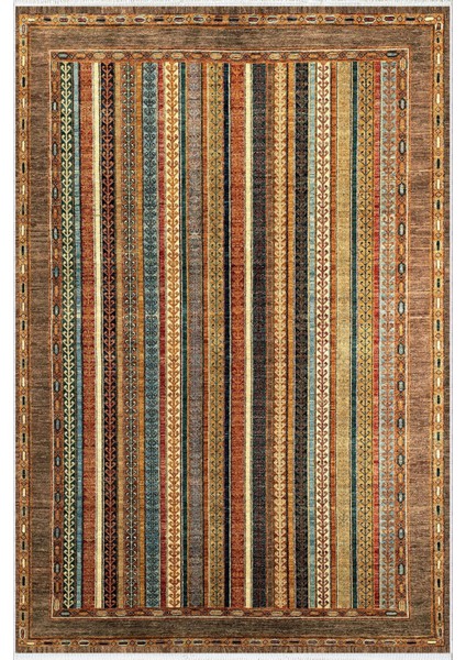 Salon Halısı Kilim Otantik Eskitme Kahverengi Kaydırmaz Yıkanabilir Ince Halı Tüysüz Kilim fiyatları