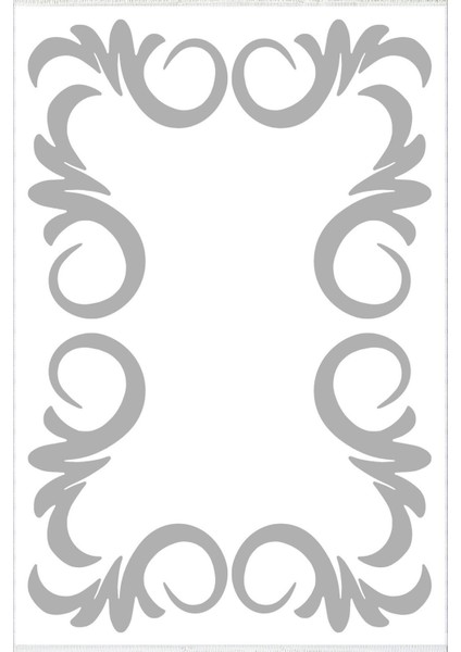 Salon Halısı Eskitme Klasik Gri Beyaz Kaydırmaz Kesme Yıkanabilir Ince Halı Tüysüz Kilim fiyatları