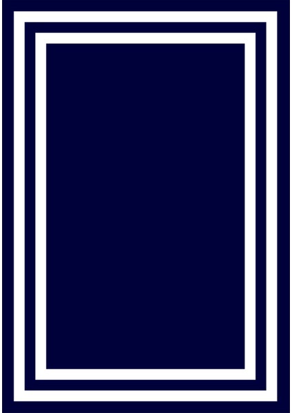 Modern Lacivert Dijital Baskı Halı Kaydırmaz Ince Yıkanabilir fiyatları