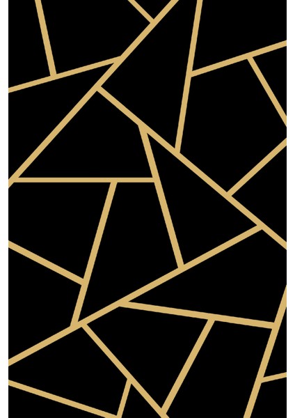 Modern Geometrik Siyah Dijital Baskı Halı Kaydırmaz Ince Yıkanabilir fiyatları
