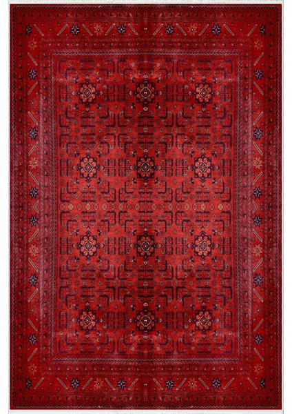 Otantik Eskitme Bordo Kaydırmaz Kesme Yıkanabilir Ince Halı fiyatları