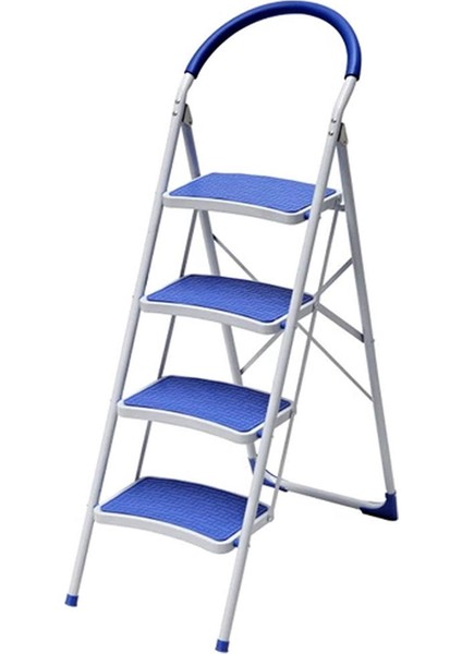 Lüks 4 Basamaklı Merdiven Metal Ev Merdiveni Mavi modelleri