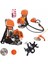 Benzinli Ot - Çim Biçme Makinesi Çapa Aparatı Zinçirli Misina Full Set Sch-Çimfull 1
