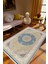 Salon Halısı Salon Halısı Eskitme Haki Kaydırmaz Kesme Yıkanabilir Ince Halı Tüysüz Kilim 1
