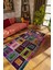 Modern Patchwork Karışık Renkli Dijital Baskı Halı Kaydırmaz Ince Yıkanabilir 1