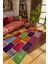 Modern Patchwork Karışık Renkli Dijital Baskı Halı Kaydırmaz Ince Yıkanabilir 1