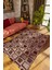 Modern Patchwork Kahverengi Dijital Baskı Halı Kaydırmaz Ince Yıkanabilir 1